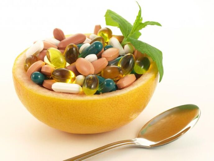 Razni vitamini za povećanje potencijala